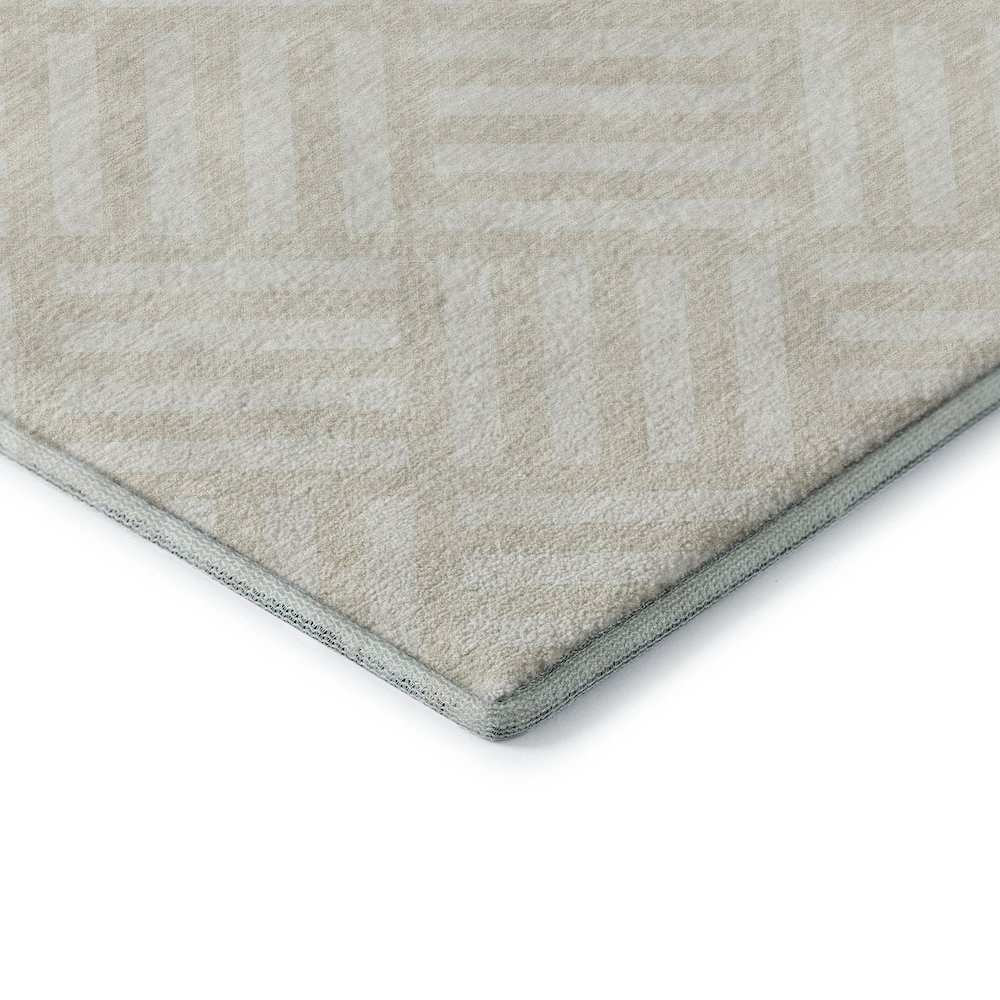 Premium Machine Washable Mayfield  Ivory 3' x 5' Rug. Picture 3