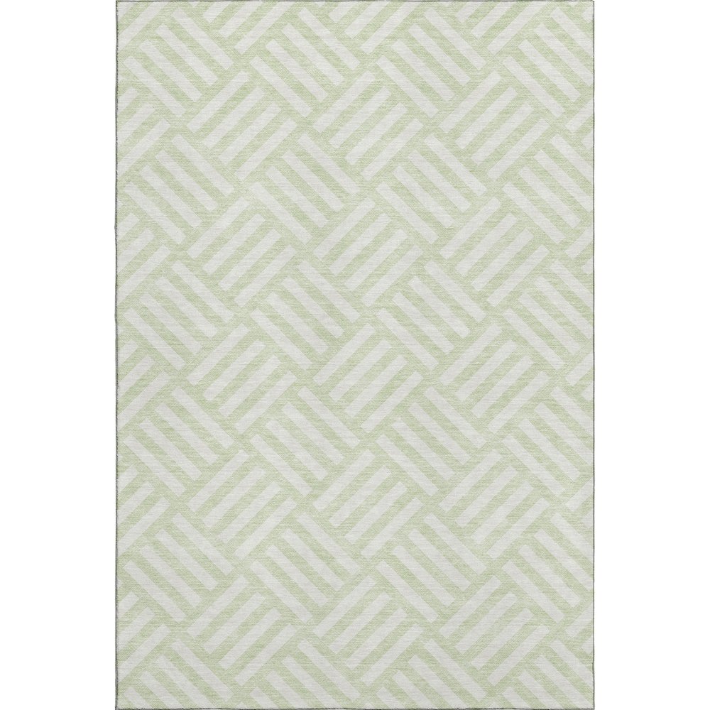 Premium Machine Washable Mayfield  Mint 8' x 10' Rug. Picture 1