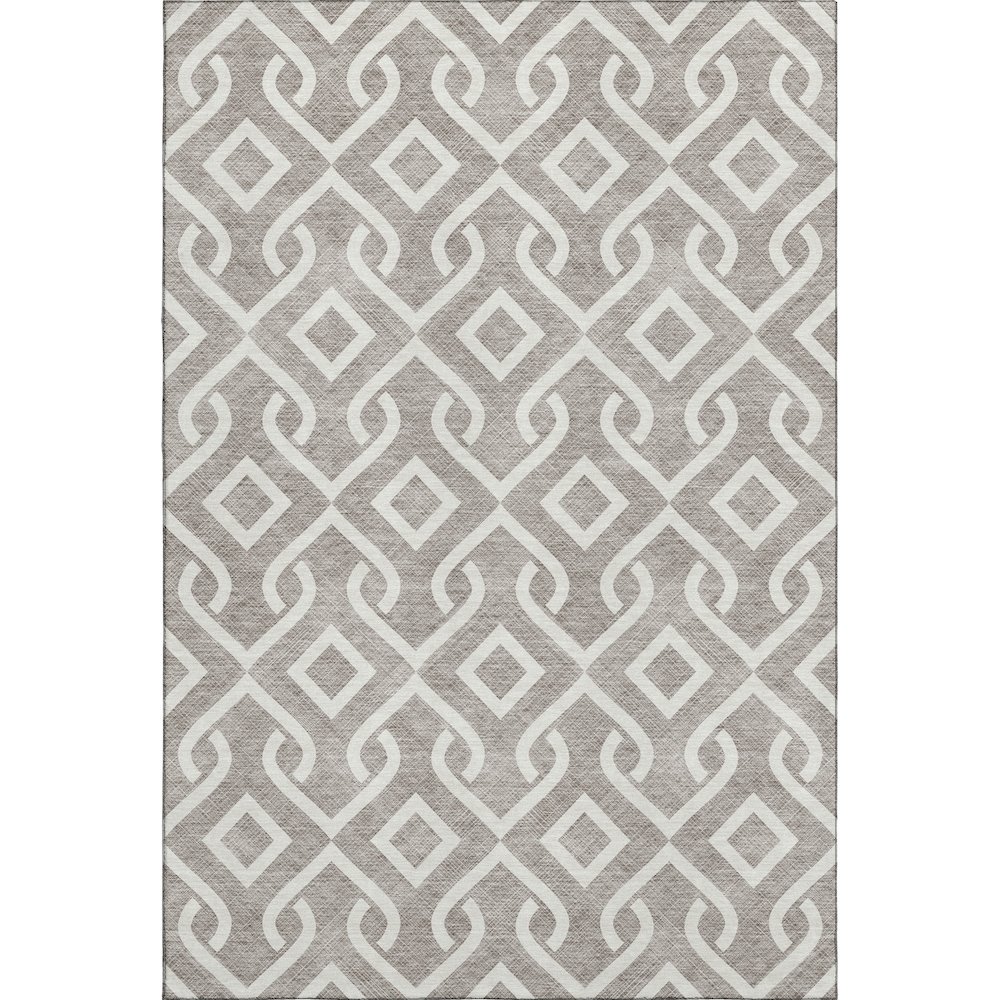 Premium Machine Washable Mayfield  Taupe 8' x 10' Rug. Picture 1
