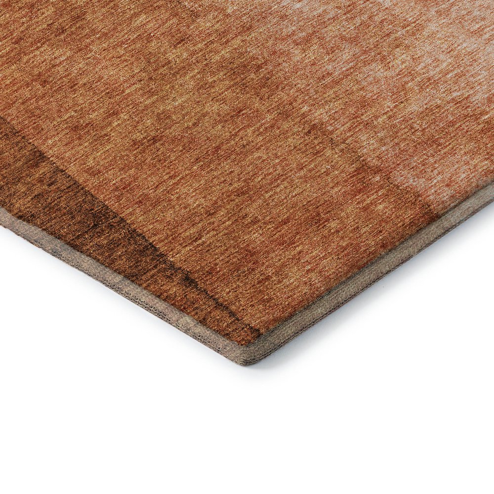 Premium Machine Washable Mayfield  Paprika 3' x 5' Rug. Picture 3