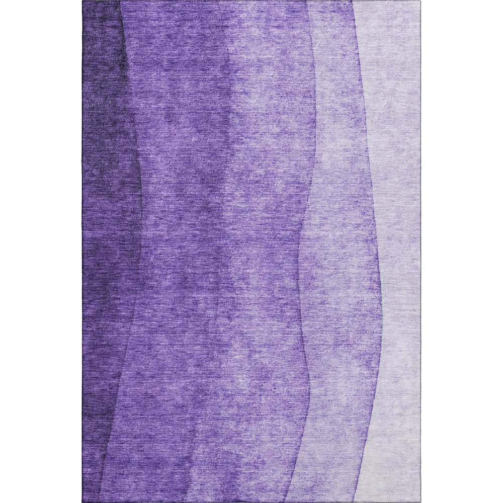 Premium Machine Washable Mayfield  Purple 8' x 10' Rug. Picture 1