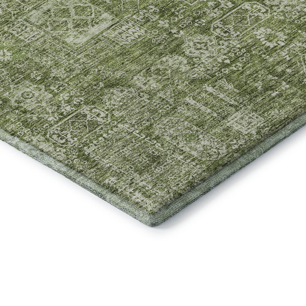 Premium Machine Washable Mayfield  Aloe 3' x 5' Rug. Picture 3