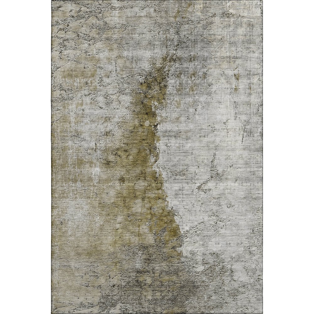 Premium Machine Washable Mayfield  Brown 8' x 10' Rug. Picture 1