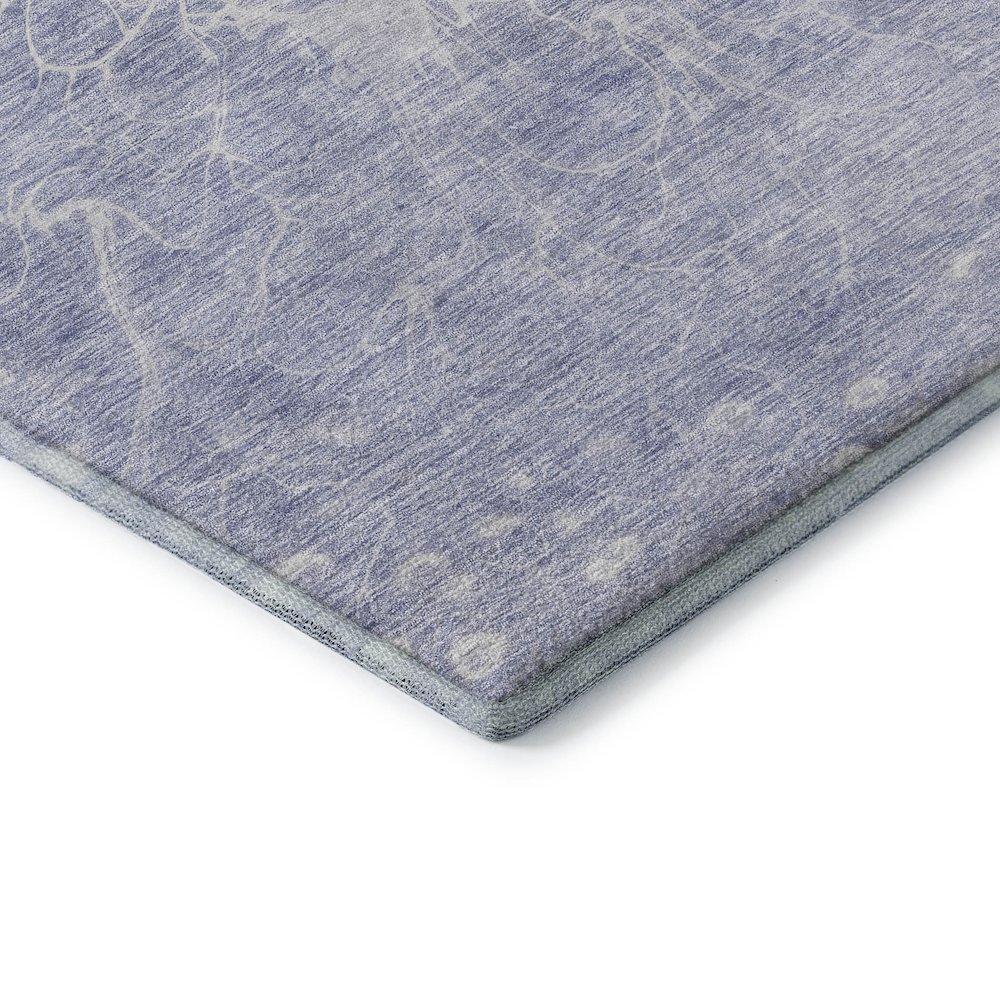 Premium Machine Washable Mayfield AMF653 Lavender 3' x 5' Rug. Picture 3