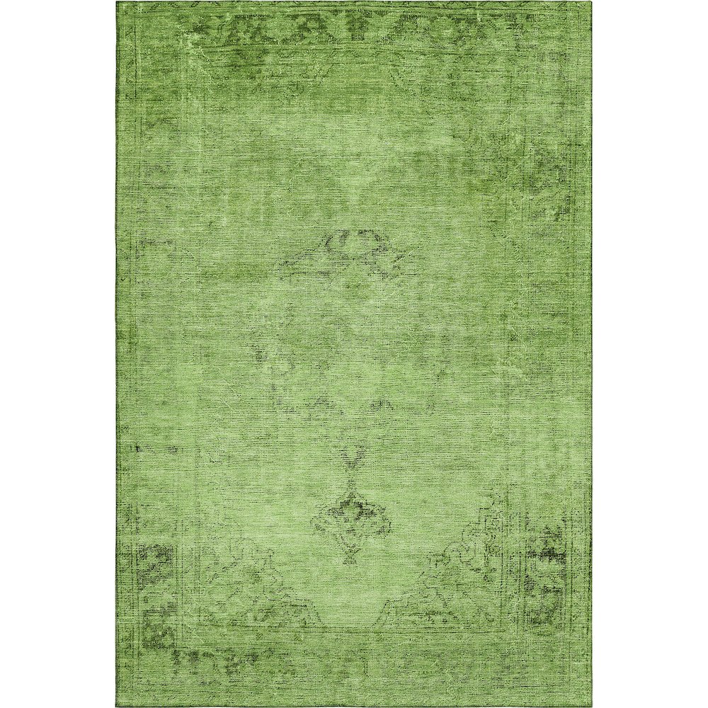 Premium Machine Washable Mayfield AMF658 Aloe 8' x 10' Rug. Picture 1