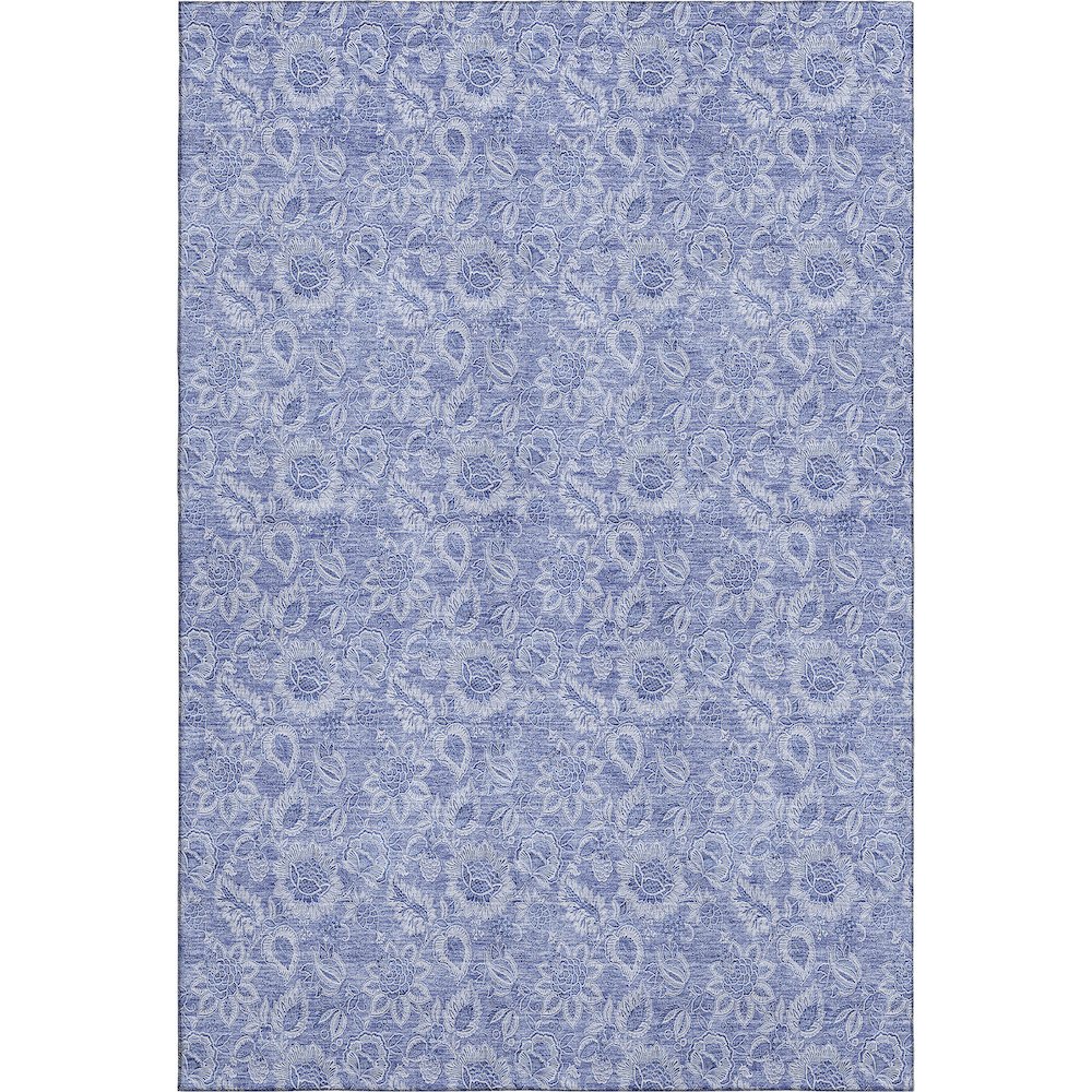 Premium Machine Washable Mayfield AMF662 Denim 8' x 10' Rug. Picture 1