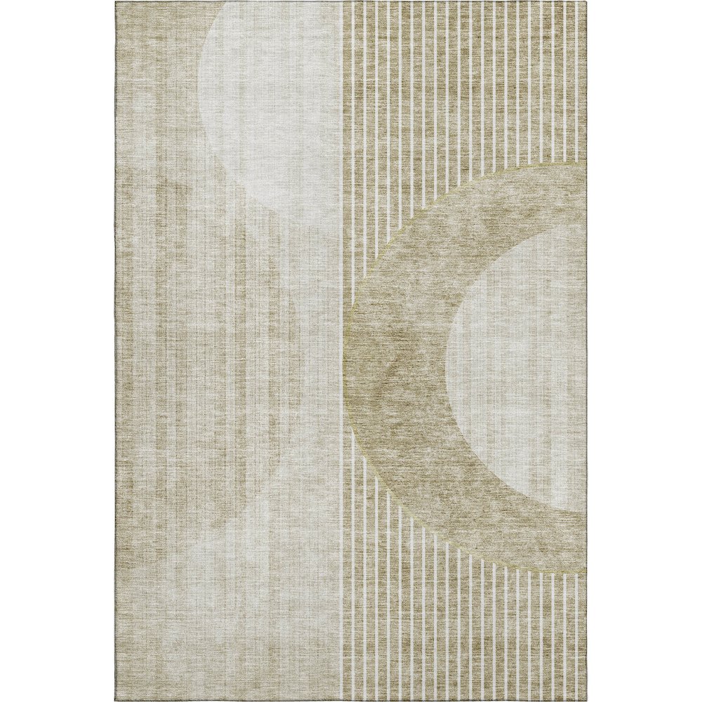 Premium Machine Washable Mayfield AMF676 Taupe 8' x 10' Rug. Picture 1