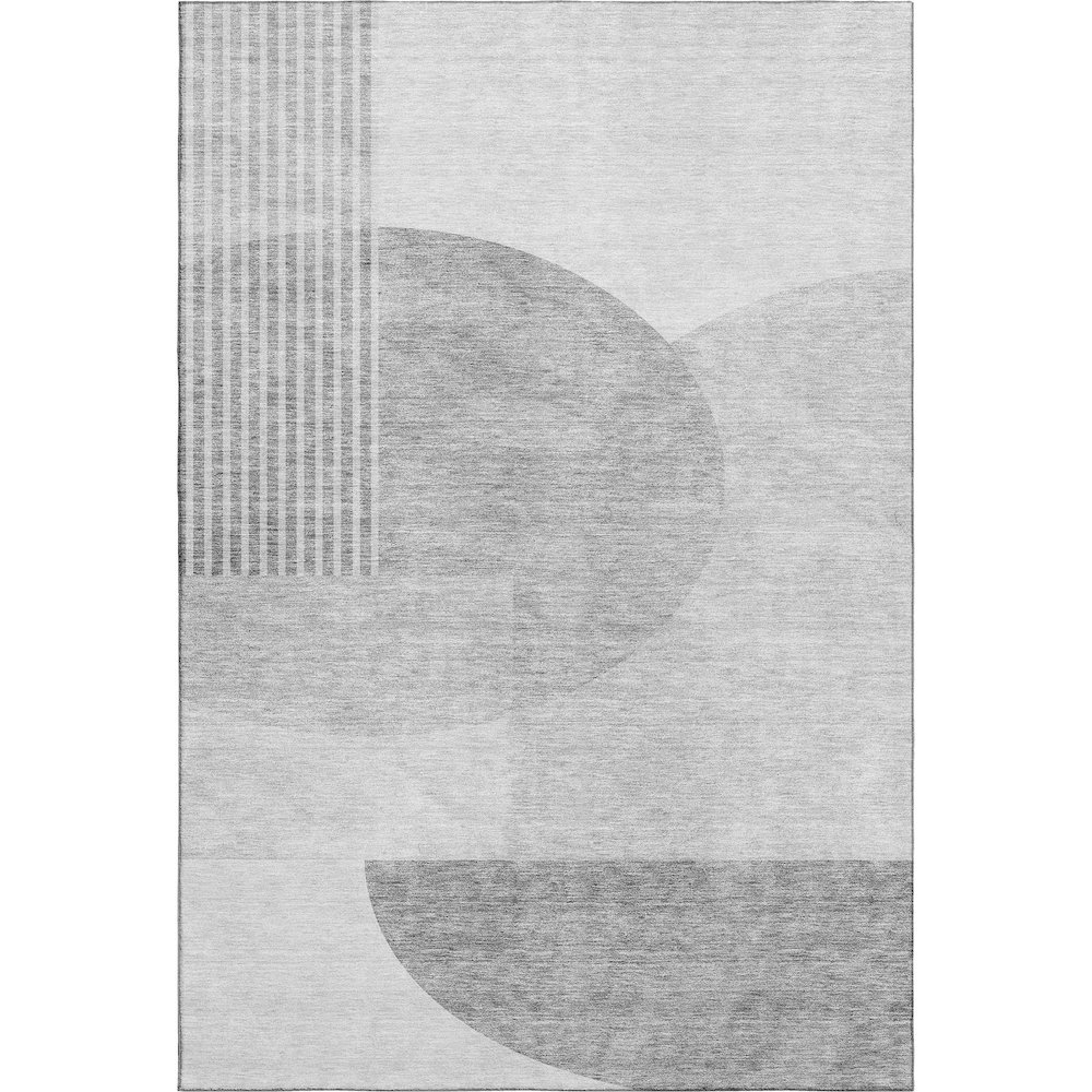 Premium Machine Washable Mayfield AMF678 Gray 8' x 10' Rug. Picture 1
