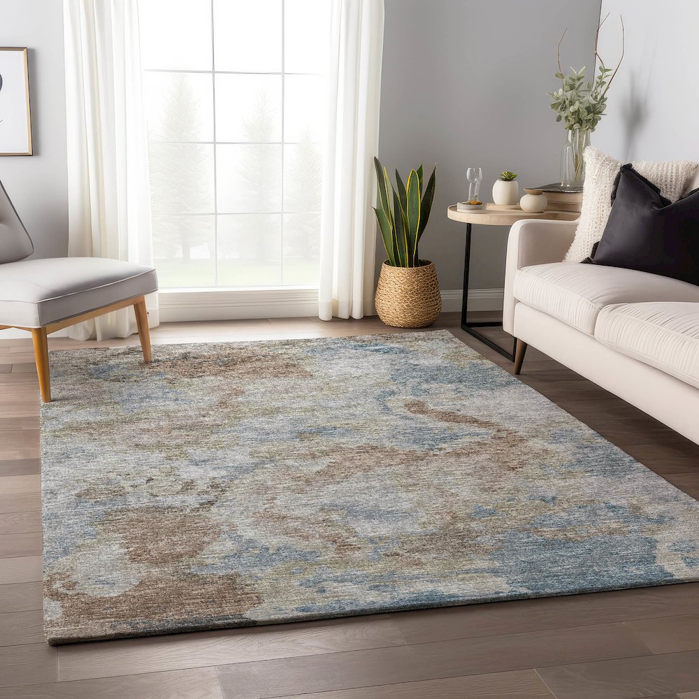 Premium Machine Washable Mayfield  Moody 8' x 10' Rug. Picture 5