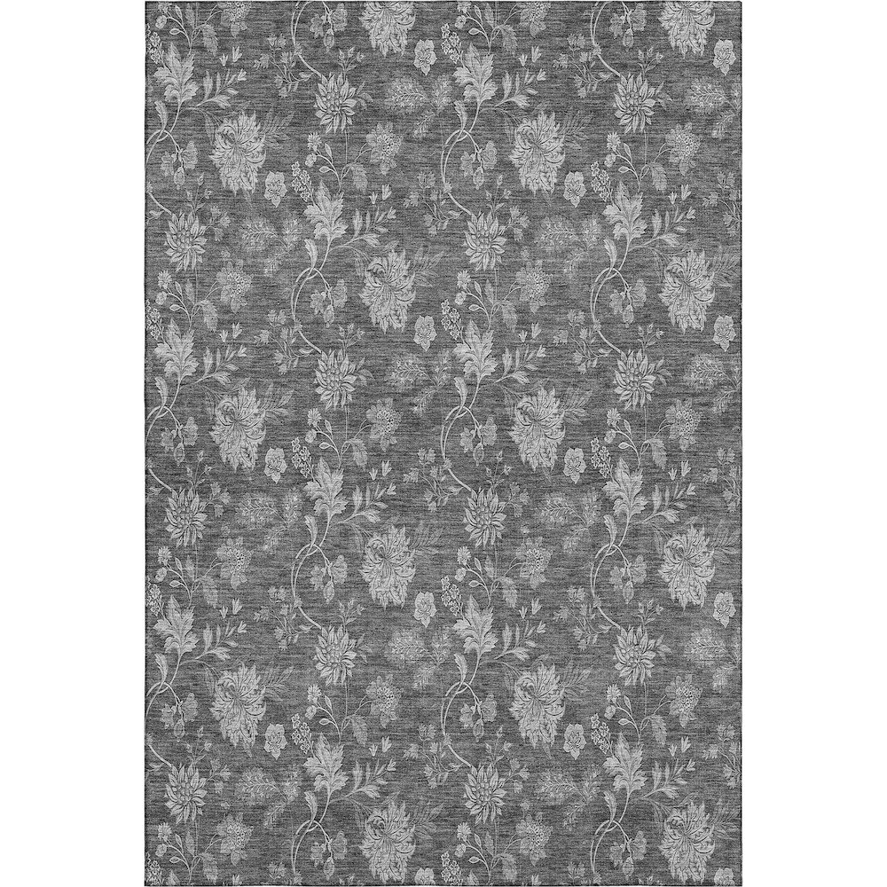 Premium Machine Washable Mayfield AMF680 Gray 8' x 10' Rug. Picture 1