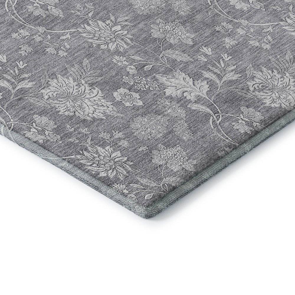 Premium Machine Washable Mayfield AMF681 Gray 3' x 5' Rug. Picture 3