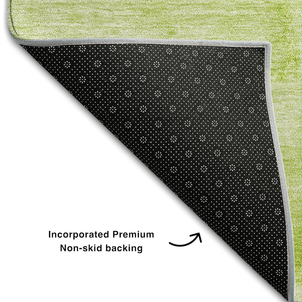 Premium Machine Washable Mayfield AMF688 Aloe 3' x 5' Rug. Picture 2