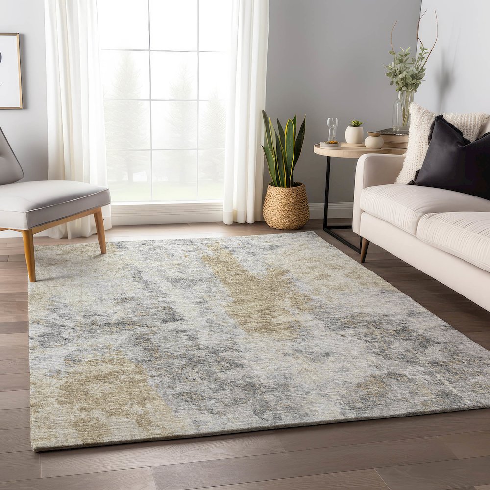 Premium Machine Washable Mayfield  Moody 8' x 10' Rug. Picture 5