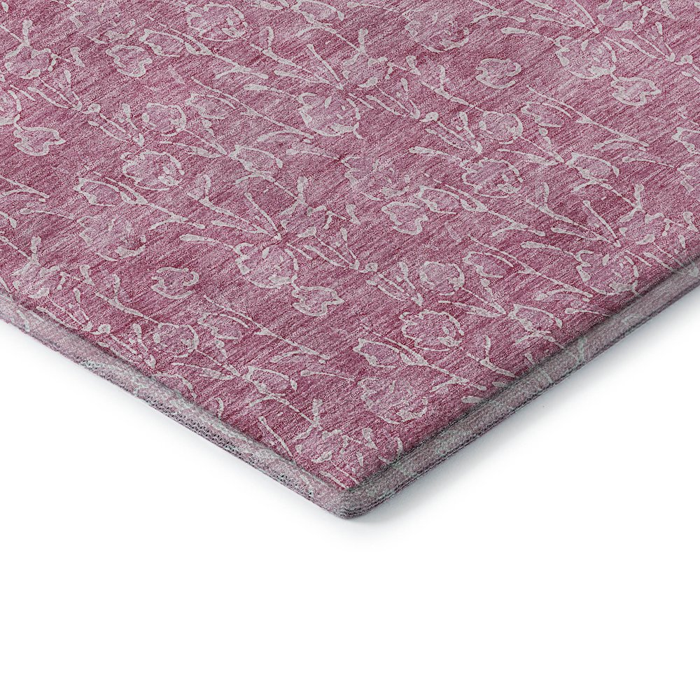 Premium Machine Washable Mayfield AMF691 Blush 3' x 5' Rug. Picture 3