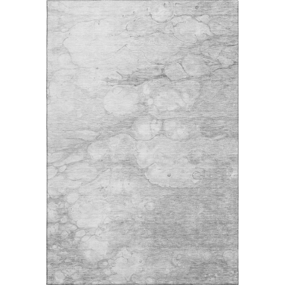 Premium Machine Washable Mayfield AMF699 Silver 8' x 10' Rug. Picture 1
