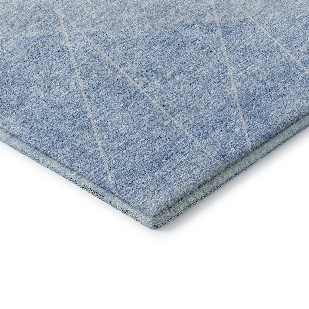 Premium Machine Washable Mayfield AMF706 Sky 3' x 5' Rug. Picture 3