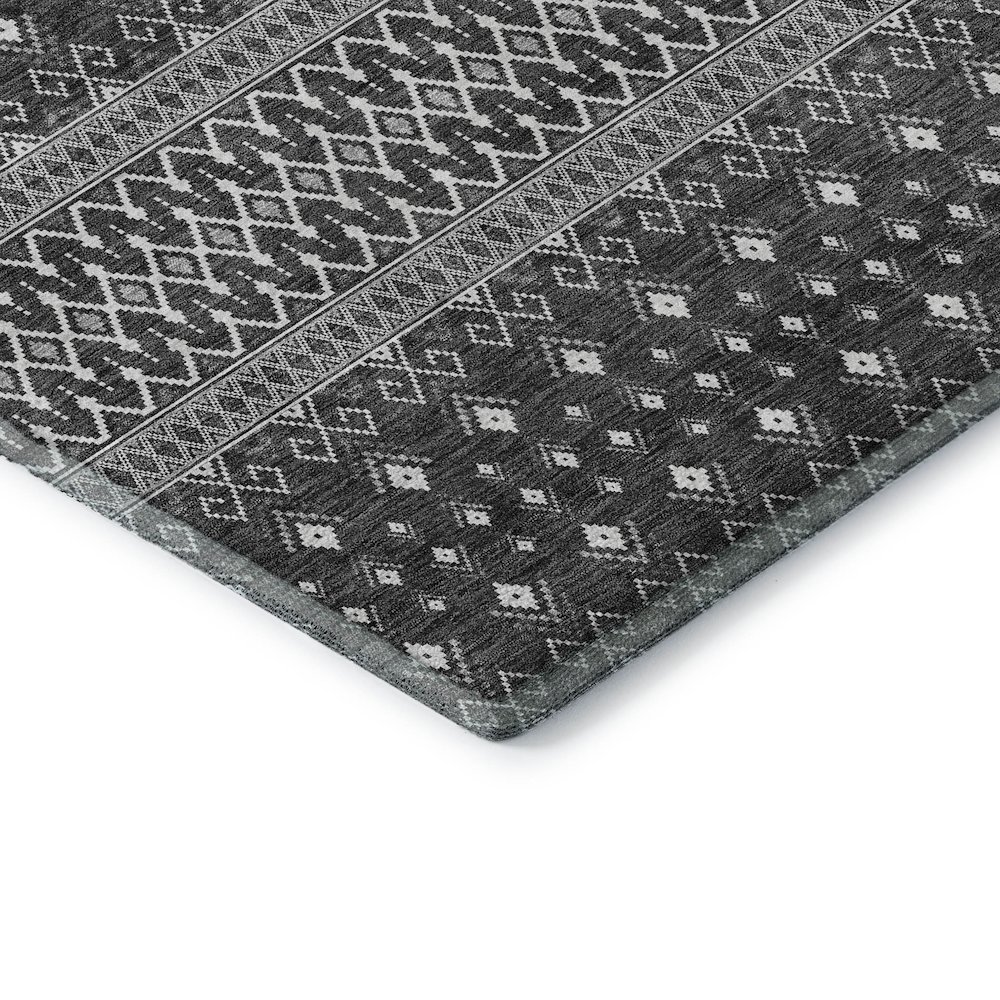 Premium Machine Washable Mayfield AMF708 Gray 3' x 5' Rug. Picture 3