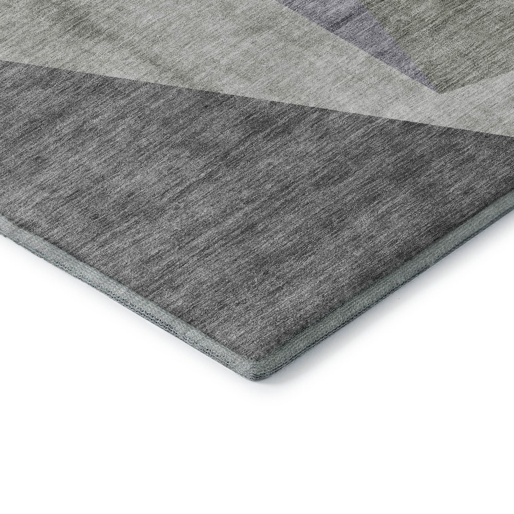 Premium Machine Washable Mayfield AMF716 Sage 3' x 5' Rug. Picture 3