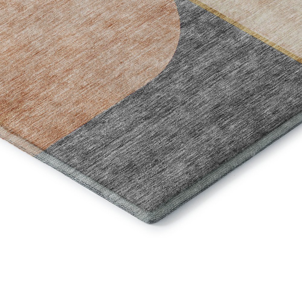 Premium Machine Washable Mayfield AMF717 Coral 3' x 5' Rug. Picture 3