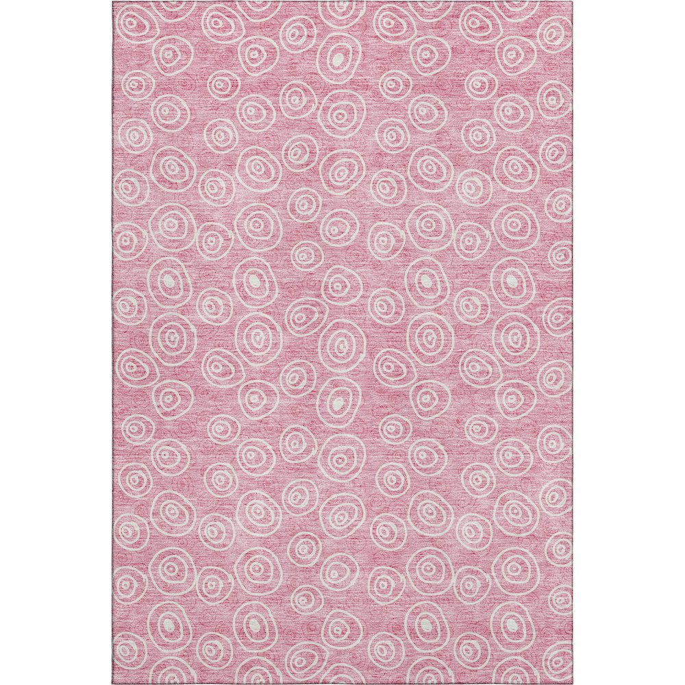 Premium Machine Washable Mayfield AMF728 Pink 8' x 10' Rug. Picture 1