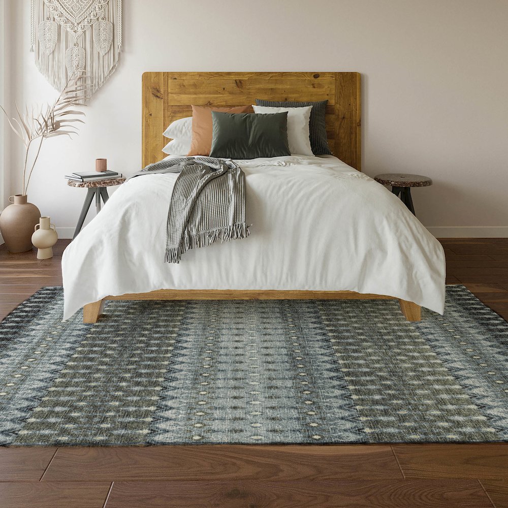 Premium Machine Washable Mayfield  Moody 8' x 10' Rug. Picture 6