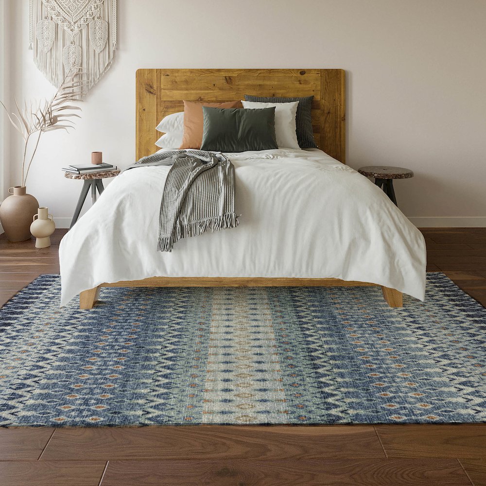 Premium Machine Washable Mayfield  Seaglass 8' x 10' Rug. Picture 6