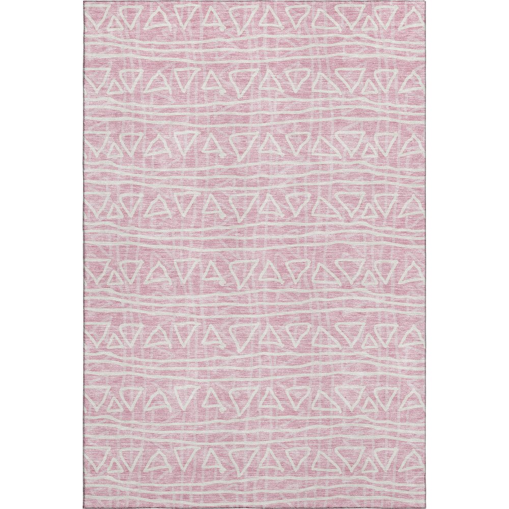 Premium Machine Washable Mayfield AMF730 Pink 8' x 10' Rug. Picture 1