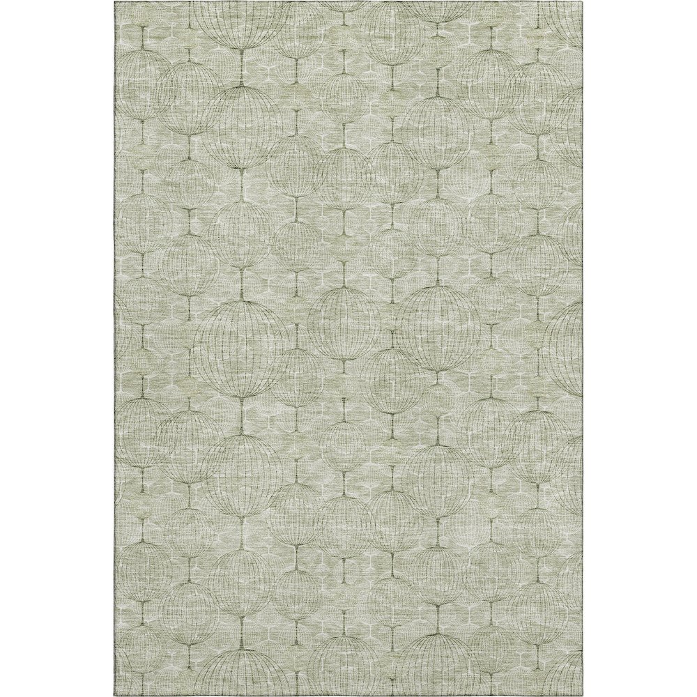 Premium Machine Washable Mayfield AMF732 Aloe 8' x 10' Rug. Picture 1