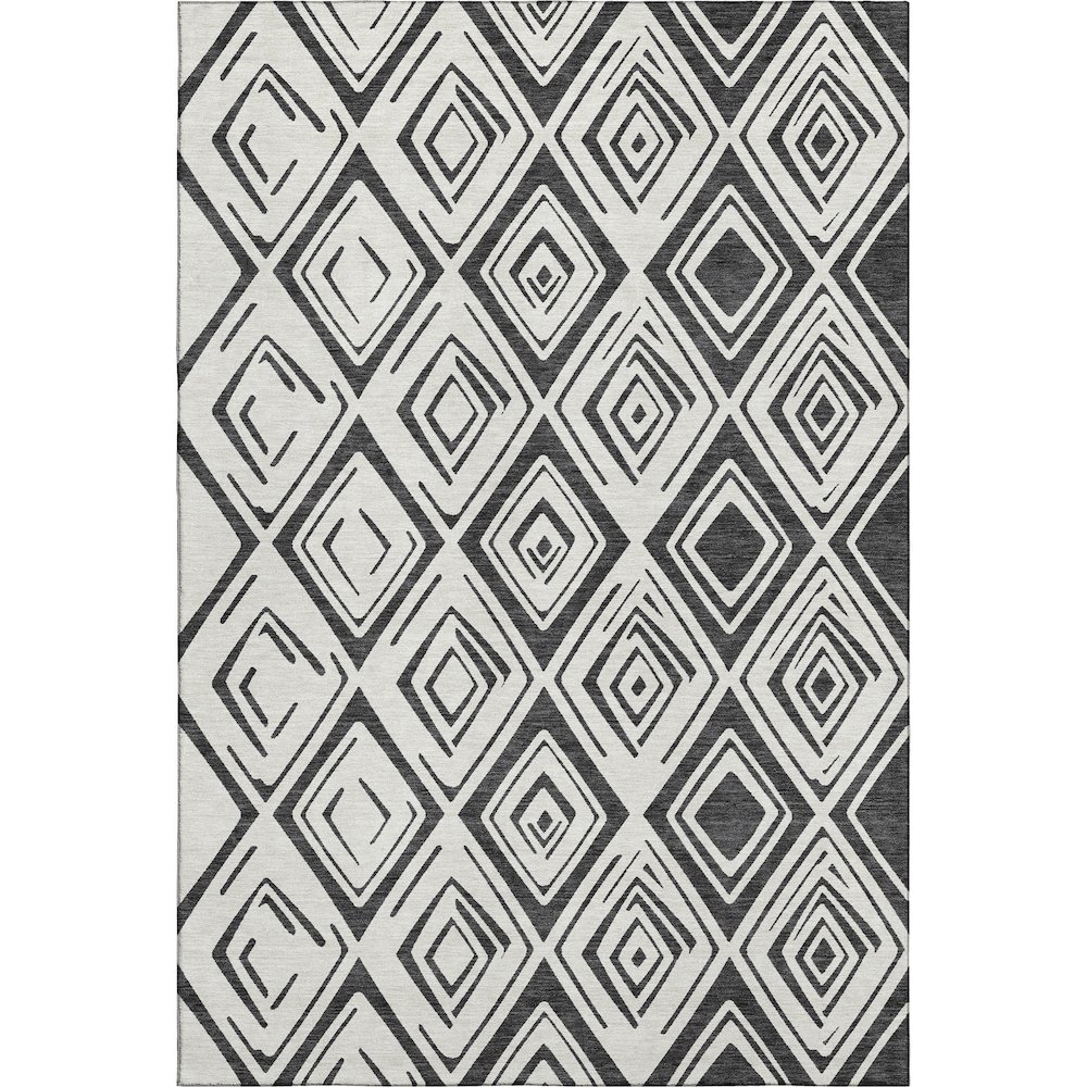 Premium Machine Washable Mayfield AMF737 Ivory 8' x 10' Rug. Picture 1