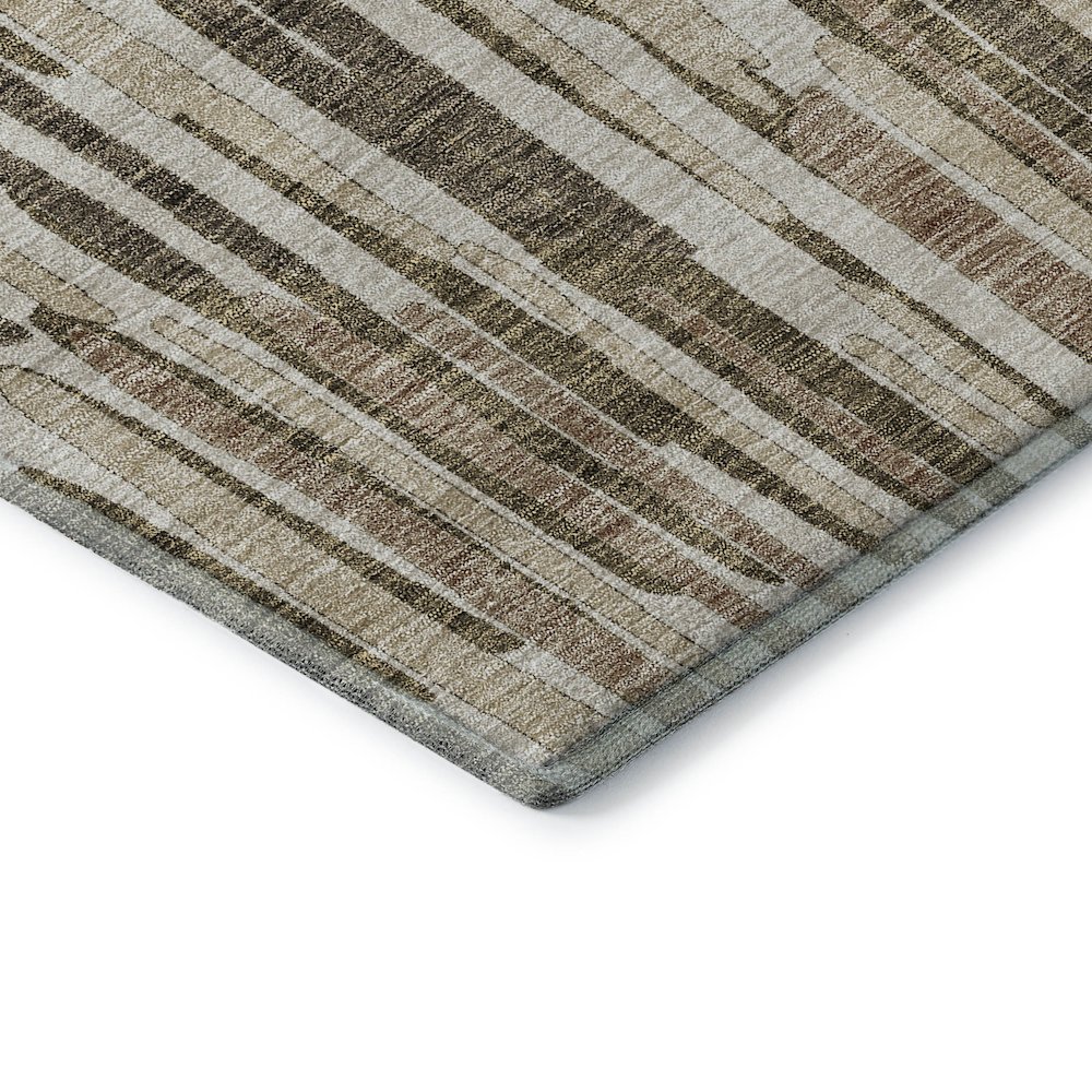 Premium Machine Washable Mayfield AMF739 Mocha 3' x 5' Rug. Picture 3