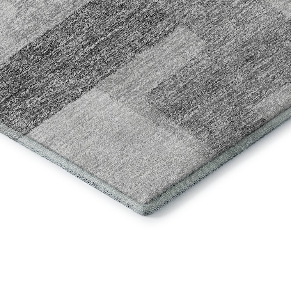 Premium Machine Washable Mayfield AMF740 Silver 3' x 5' Rug. Picture 3