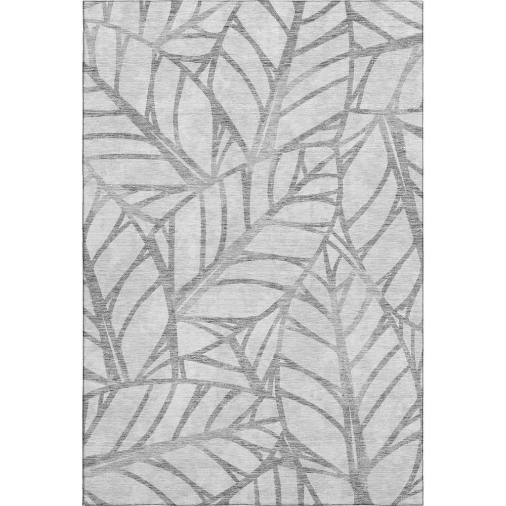 Premium Machine Washable Mayfield AMF741 Gray 8' x 10' Rug. Picture 1