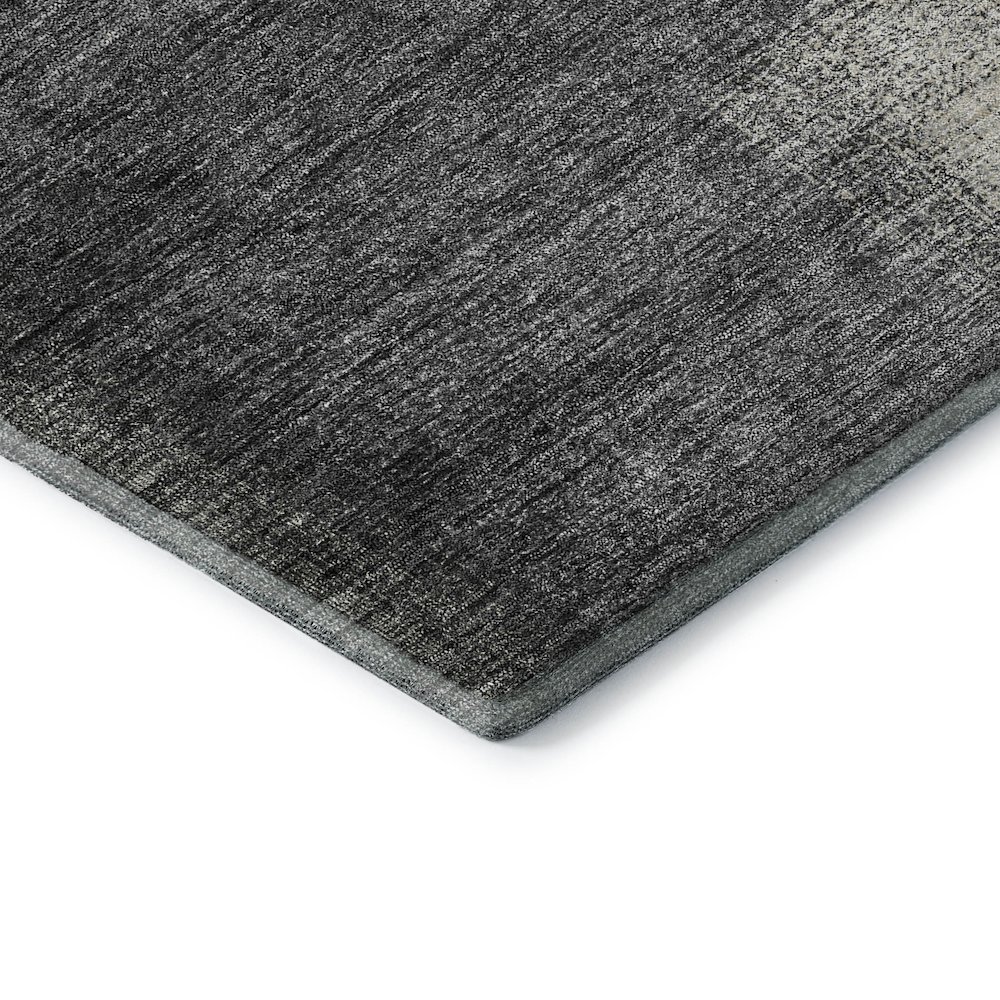 Premium Machine Washable Mayfield AMF742 Charcoal 3' x 5' Rug. Picture 3