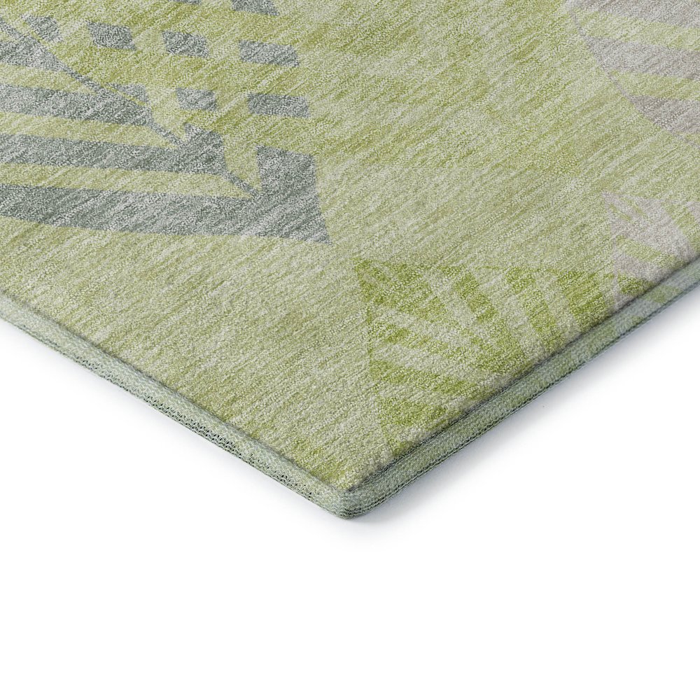 Premium Machine Washable Mayfield AMF744 Aloe 3' x 5' Rug. Picture 3