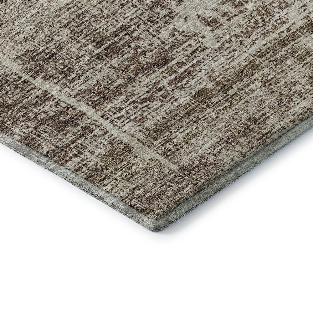 Premium Machine Washable Mayfield AMF747 Brown 3' x 5' Rug. Picture 3