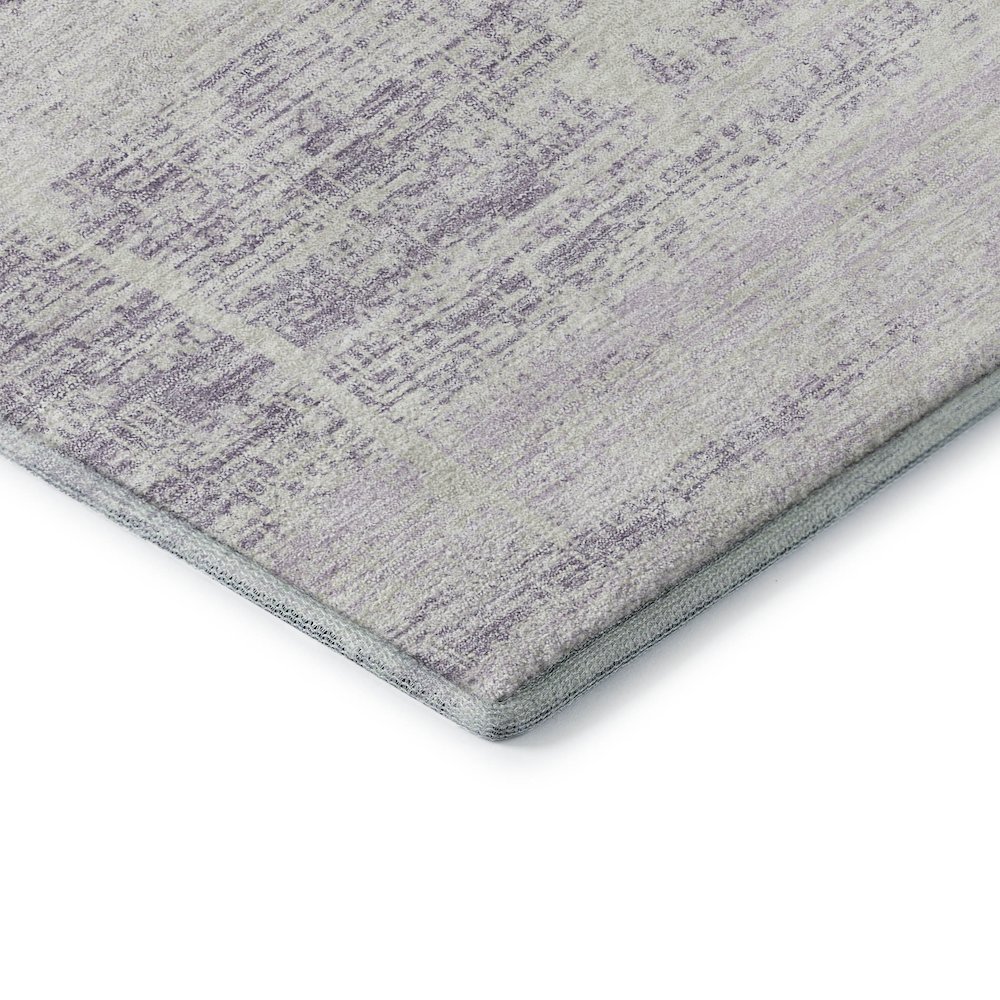 Premium Machine Washable Mayfield AMF747 Lavender 3' x 5' Rug. Picture 3