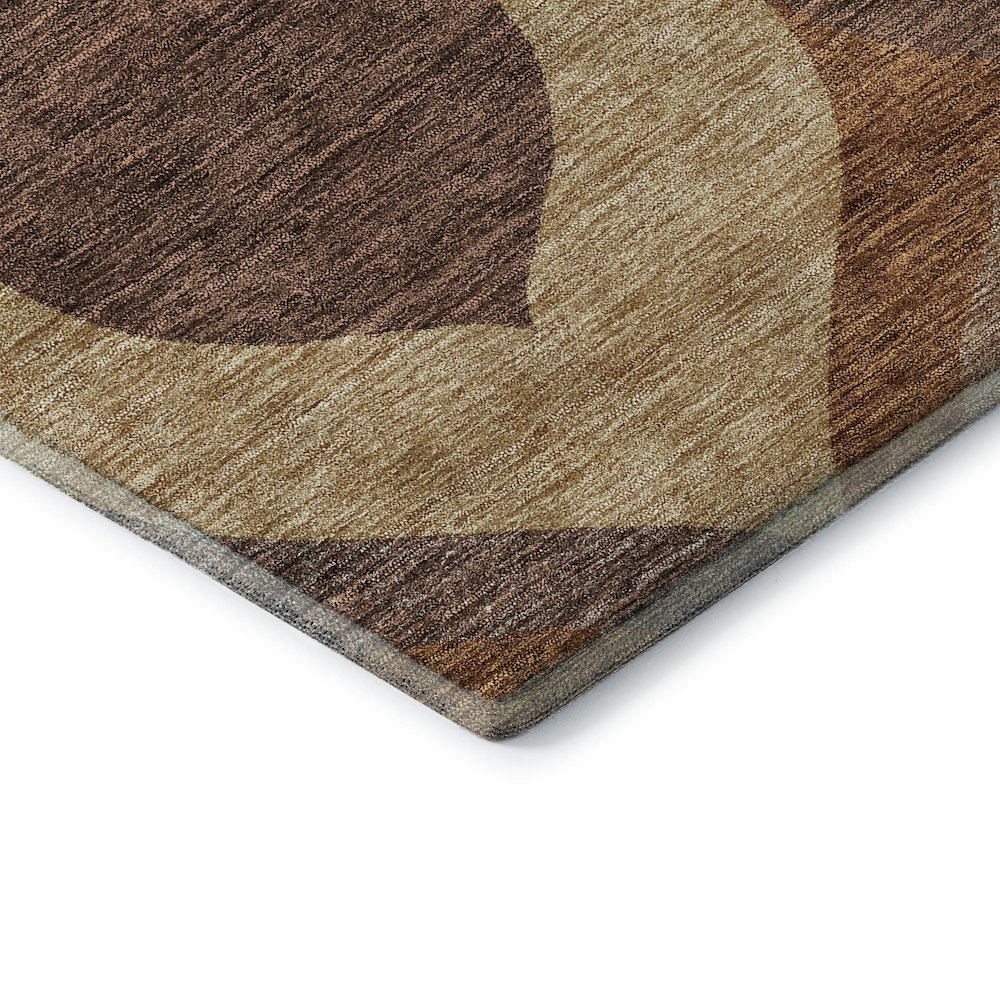 Premium Machine Washable Mayfield AMF749 Copper 3' x 5' Rug. Picture 3