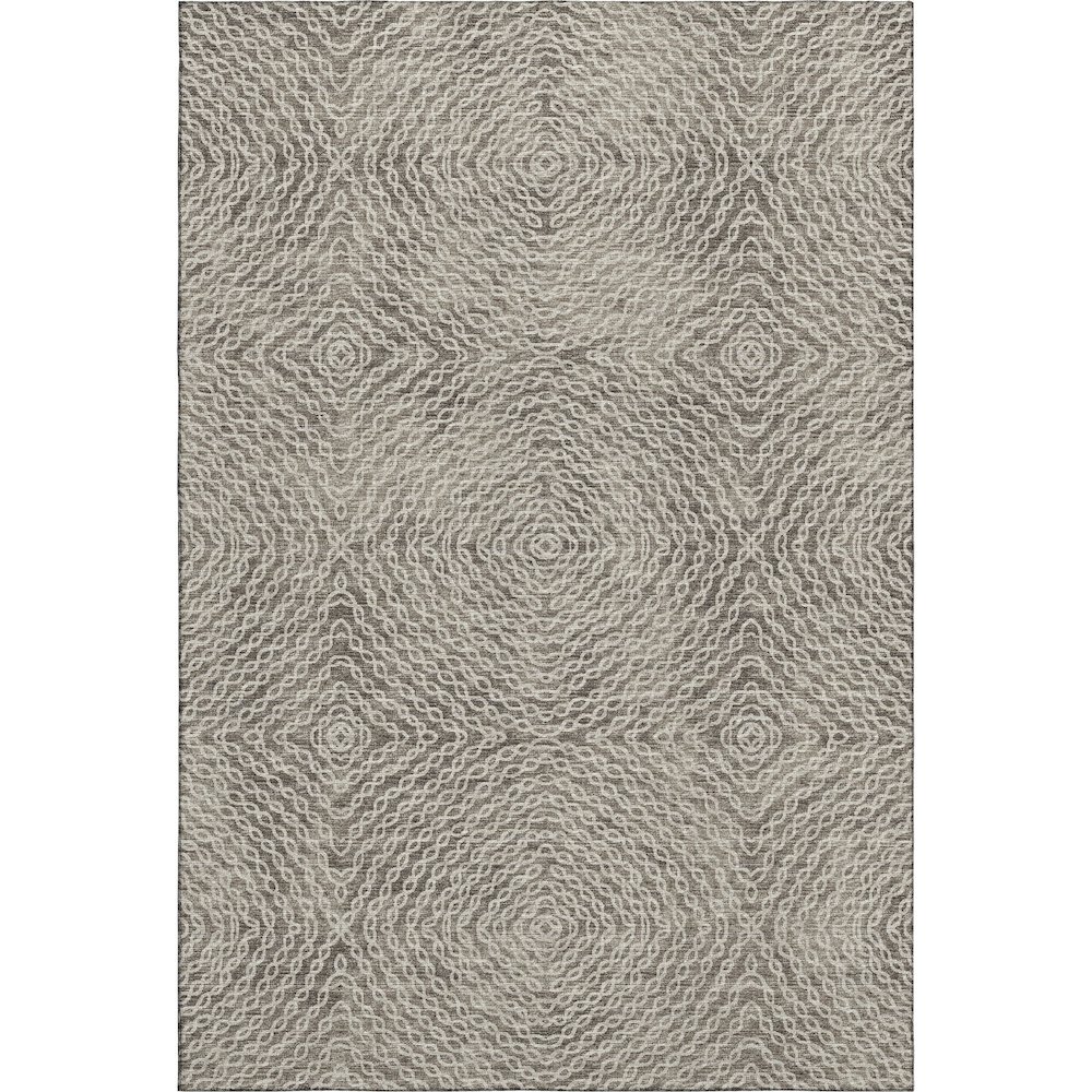 Premium Machine Washable Mayfield  Mocha 8' x 10' Rug. Picture 1