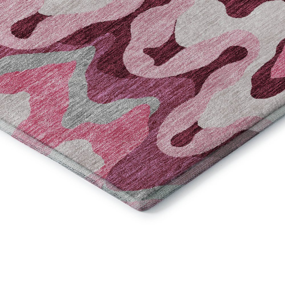 Premium Machine Washable Mayfield AMF750 Blush 3' x 5' Rug. Picture 3