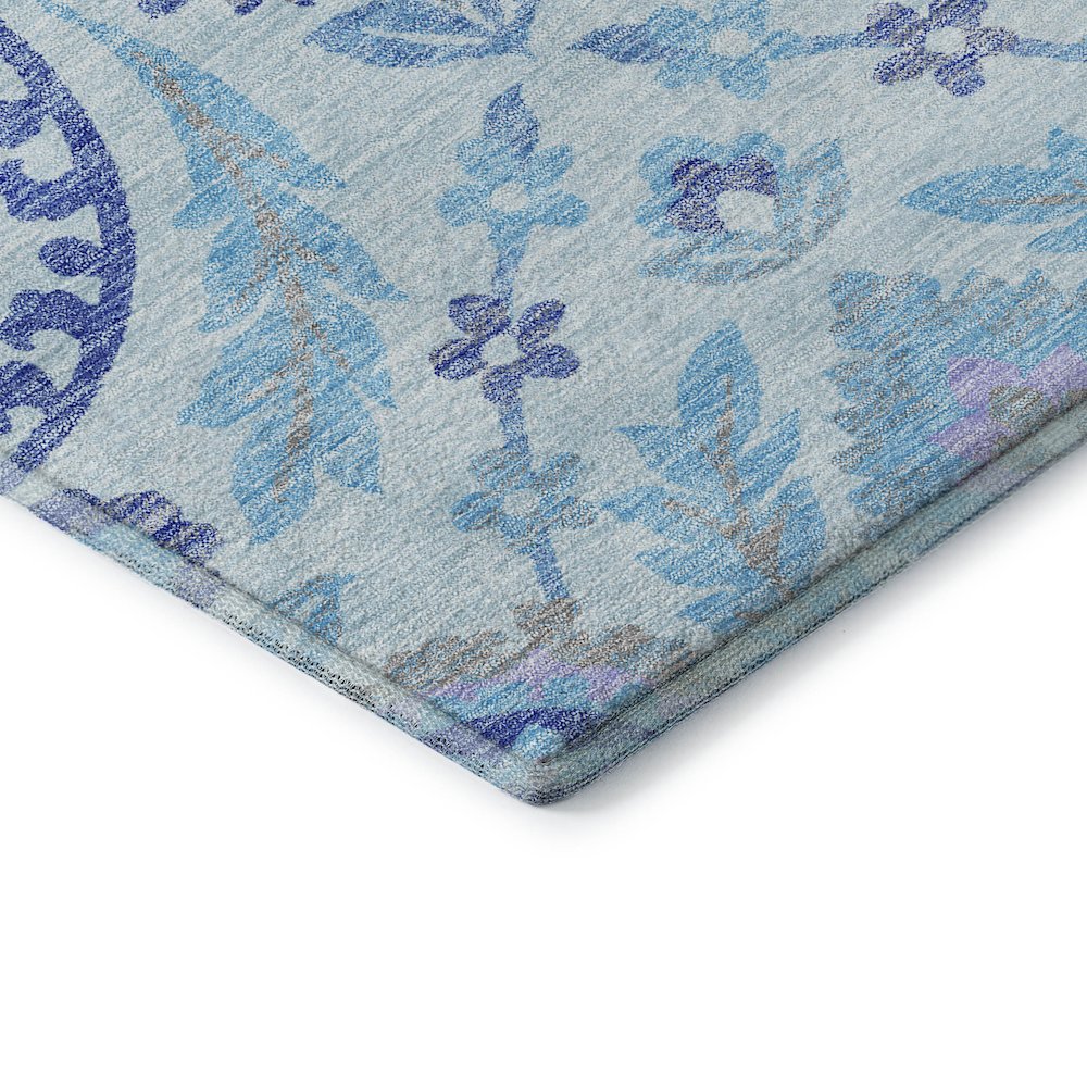 Premium Machine Washable Mayfield AMF751 Sky 3' x 5' Rug. Picture 3
