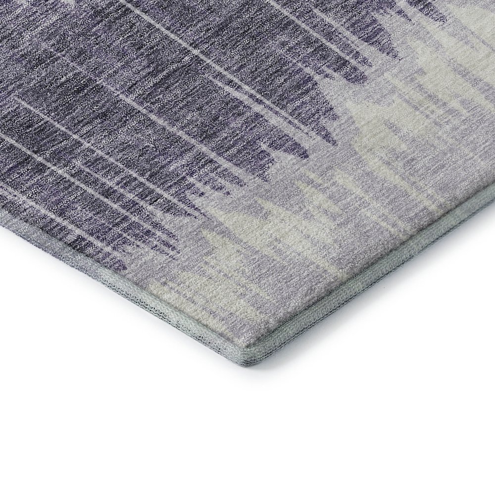 Premium Machine Washable Mayfield AMF755 Lavender 3' x 5' Rug. Picture 3