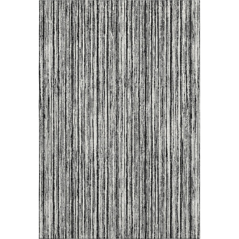Premium Machine Washable Mayfield AMF760 Black 8' x 10' Rug. Picture 1