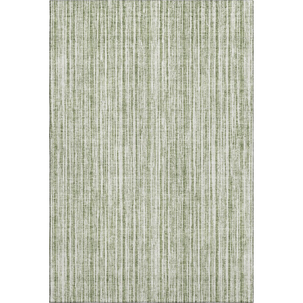 Premium Machine Washable Mayfield AMF760 Green 8' x 10' Rug. Picture 1
