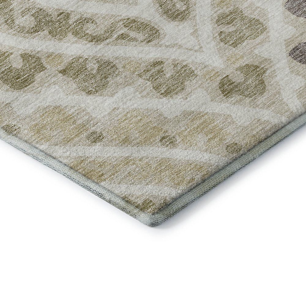 Premium Machine Washable Mayfield AMF761 Beige 3' x 5' Rug. Picture 3