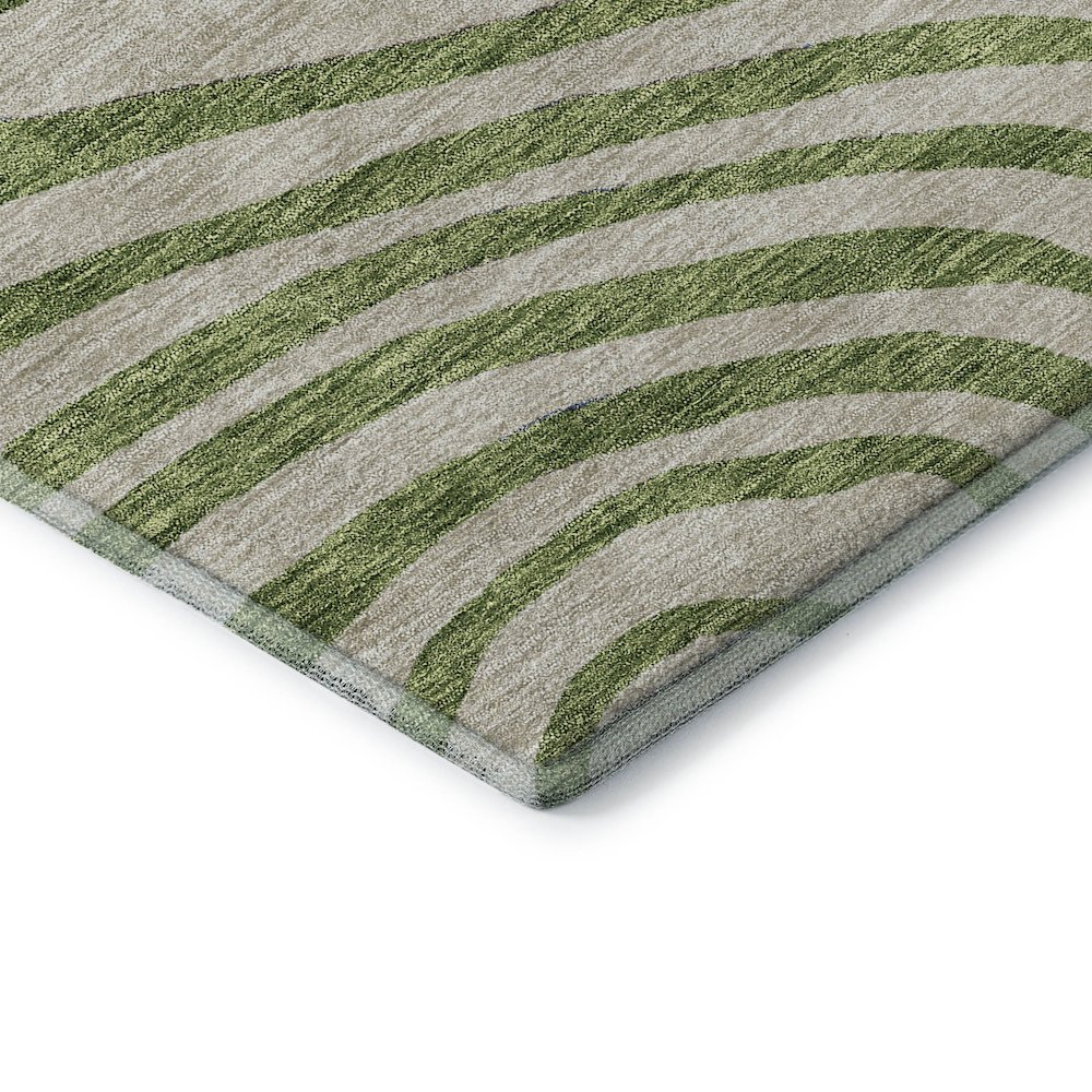Premium Machine Washable Mayfield AMF765 Beige 3' x 5' Rug. Picture 3