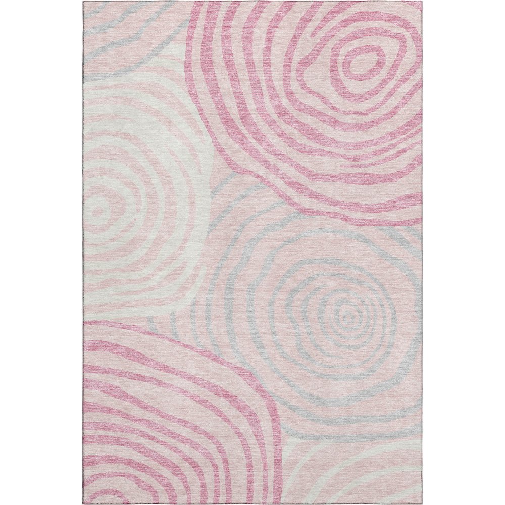 Premium Machine Washable Mayfield AMF765 Pink 8' x 10' Rug. Picture 1