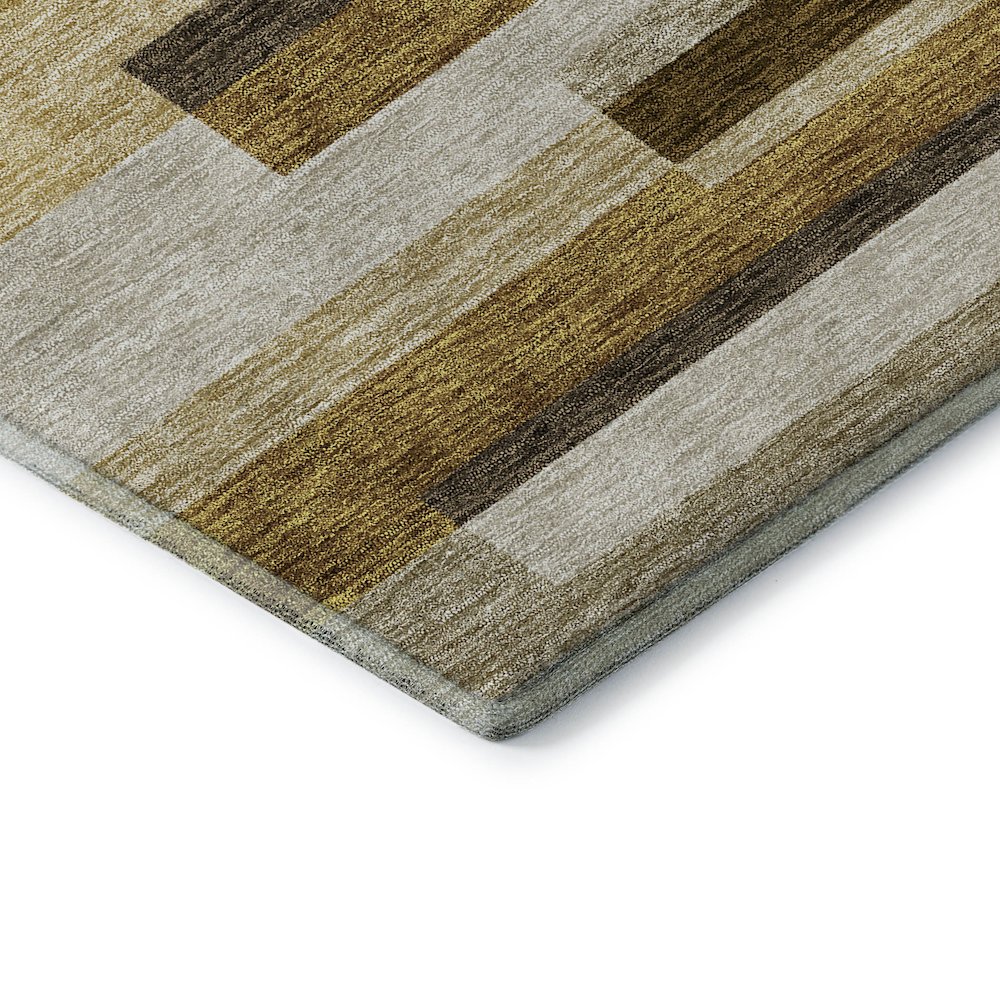 Premium Machine Washable Mayfield AMF766 Khaki 3' x 5' Rug. Picture 3