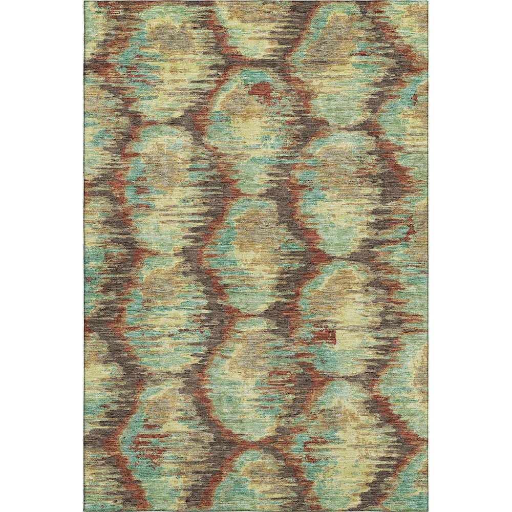 Premium Machine Washable Mayfield AMF767 Fudge 8' x 10' Rug. Picture 1