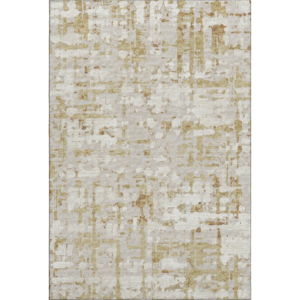 Premium Machine Washable Mayfield  Caramel 8' x 10' Rug. Picture 1
