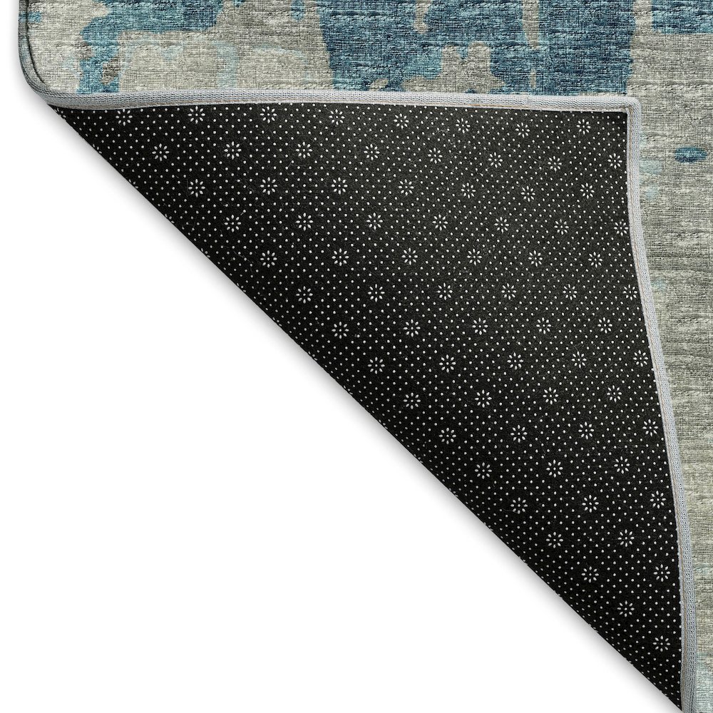 Premium Machine Washable Mayfield  Peacock 3' x 5' Rug. Picture 2